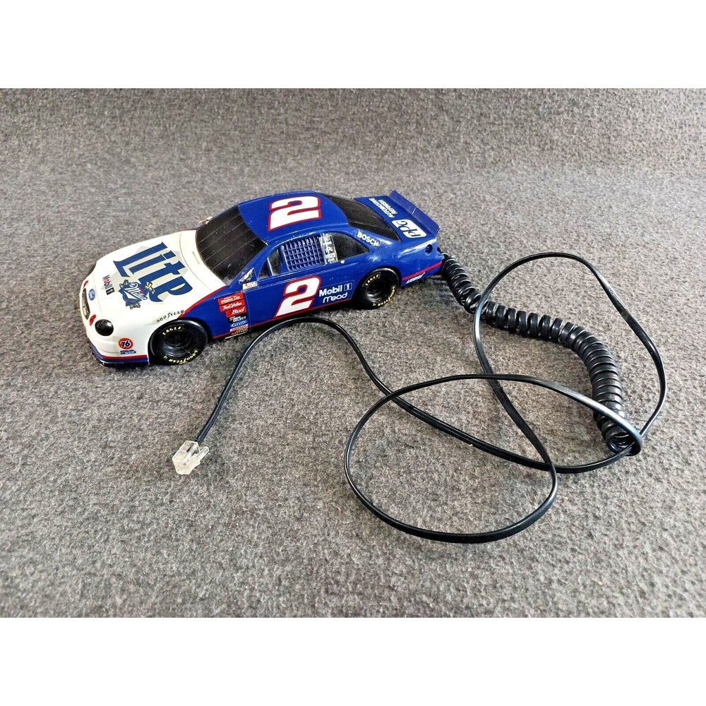 Vintage 1991 Rusty Wallace Miller Lite Nascar Phone - Untested